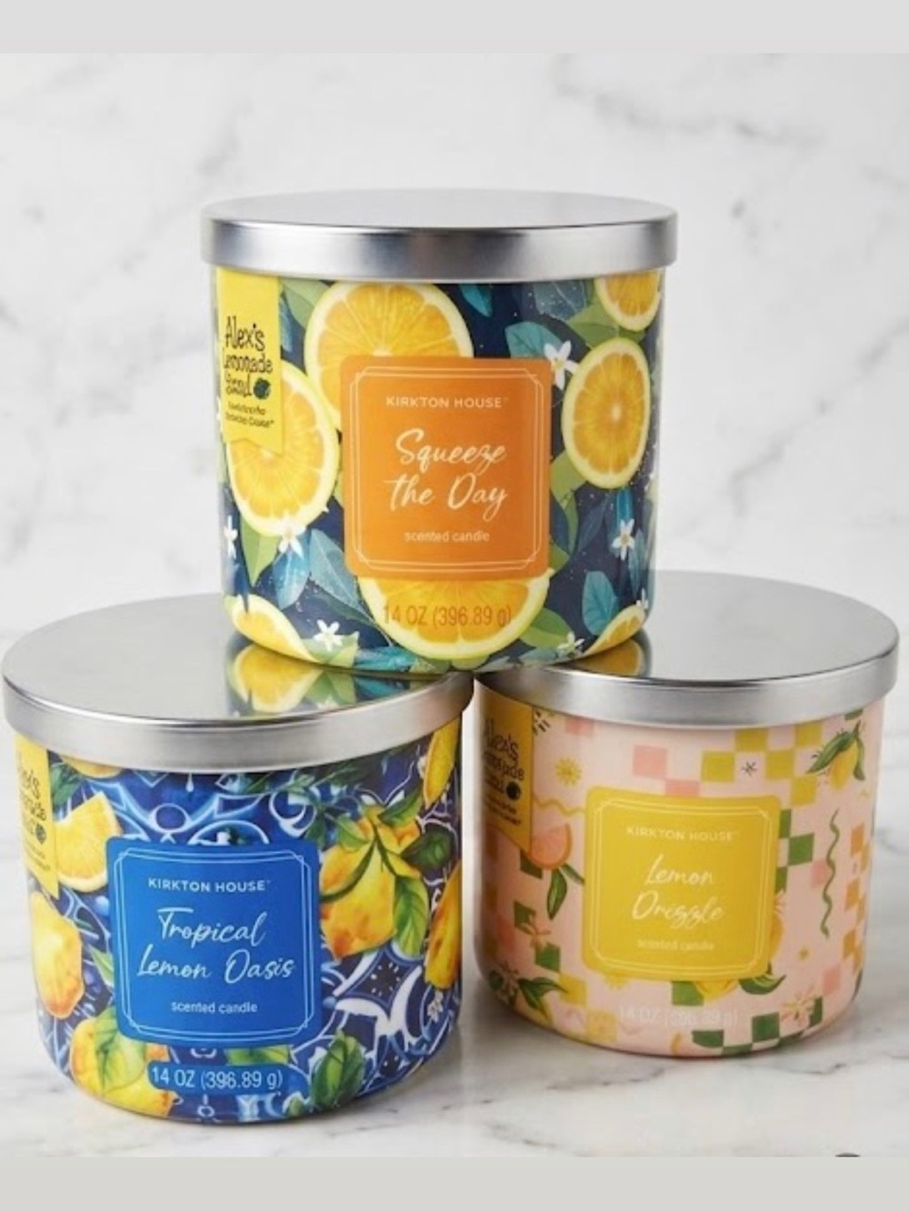 Alex’s Lemonade Stand Candle Collection SET of 3